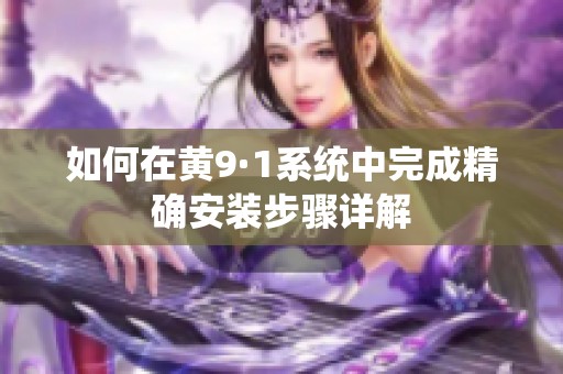 如何在黄9·1系统中完成精确安装步骤详解