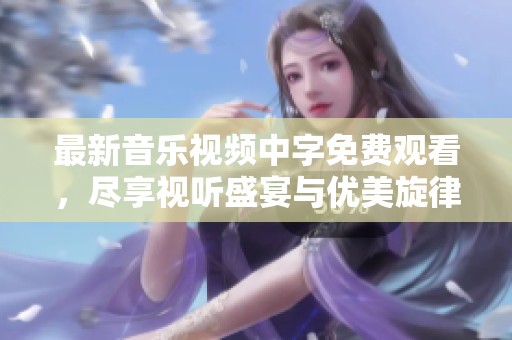 最新音乐视频中字免费观看，尽享视听盛宴与优美旋律