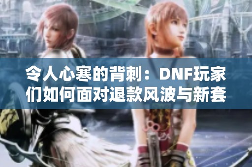 令人心寒的背刺：DNF玩家们如何面对退款风波与新套路