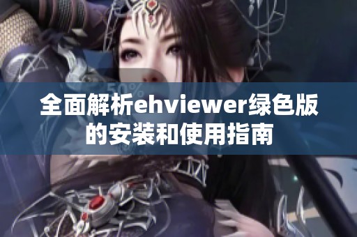 全面解析ehviewer绿色版的安装和使用指南