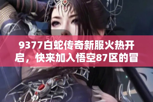 9377白蛇传奇新服火热开启，快来加入悟空87区的冒险之旅！