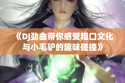 《DJ劲曲带你感受粗口文化与小毛驴的趣味碰撞》