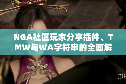 NGA社区玩家分享插件、TMW与WA字符串的全面解析与攻略