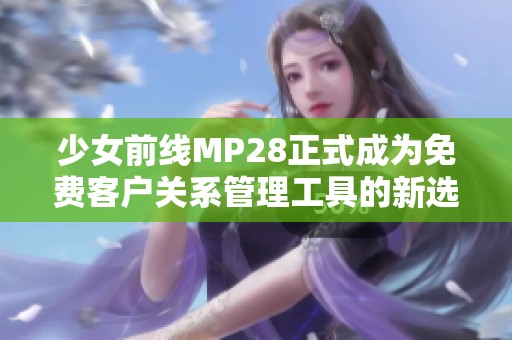 少女前线MP28正式成为免费客户关系管理工具的新选择