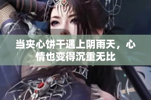 当夹心饼干遇上阴雨天，心情也变得沉重无比