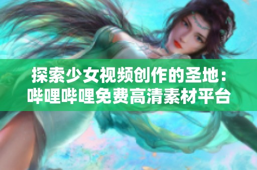 探索少女视频创作的圣地：哔哩哔哩免费高清素材平台揭秘