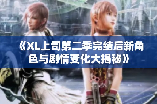 《XL上司第二季完结后新角色与剧情变化大揭秘》